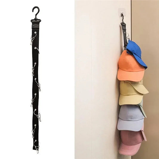 Portable Hat Hanging Decorations Household Bedroom Wardrobe Caps Storage Organizes Strap Behind Door Sundries Deposit Article