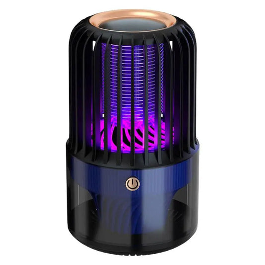 Fly Light Trap Portable Silent Fly Trap Lamp USB Rechargeable Fly Zappers For Home Fly Trap Fly Control Device For Patio