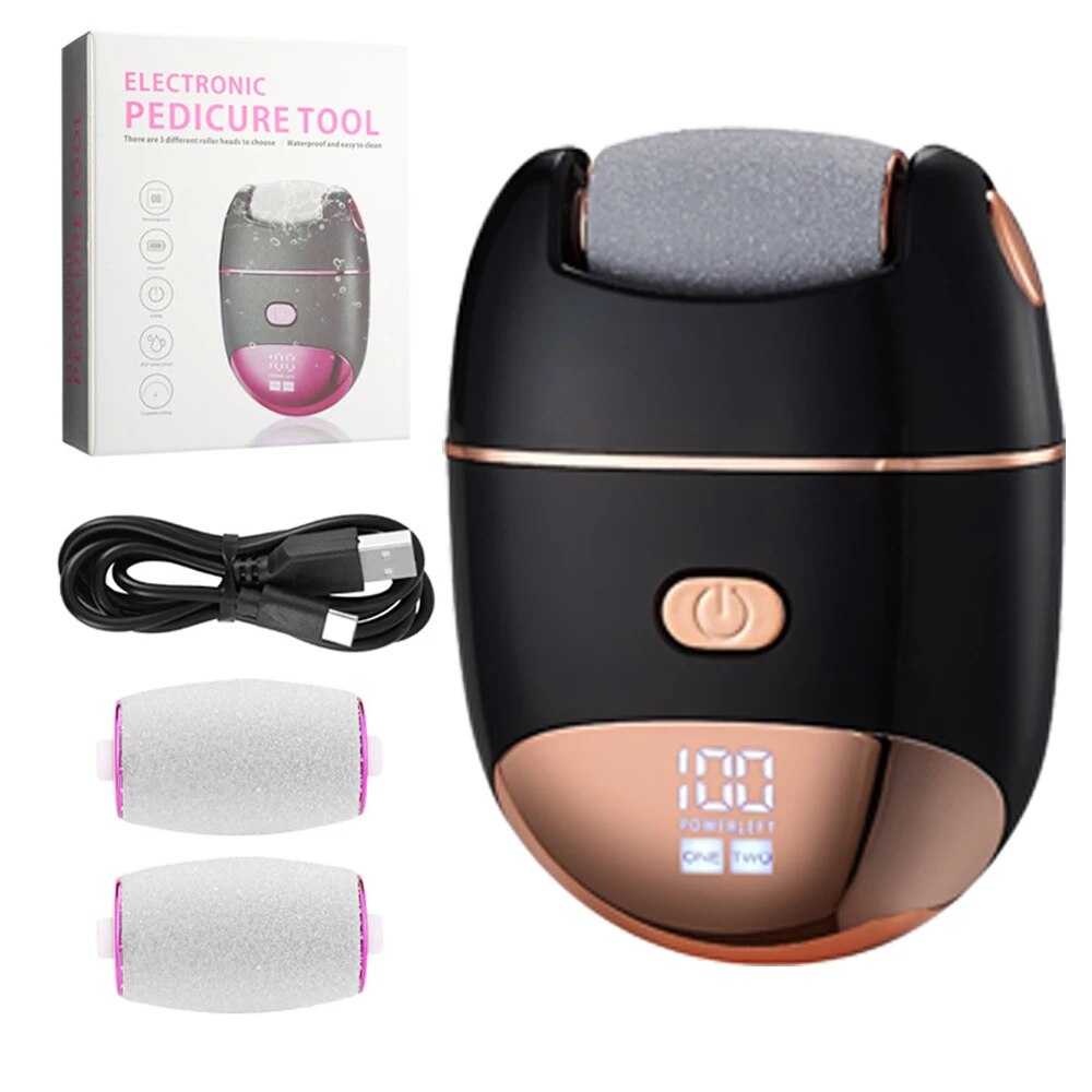 USB Rechargeable Electric Foot File Foot Callus Remover Machine Pedicure Device Feet Care Tools For Heels Hard Dead Skin Removal
