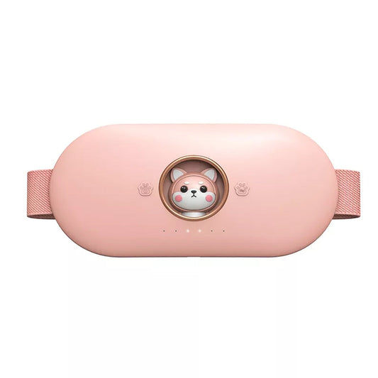 Cordless Massage Heating Pad Vibration Warm Waist Belt Smart Massager For Back Or Belly Period Pain Relief Device Gift For Women