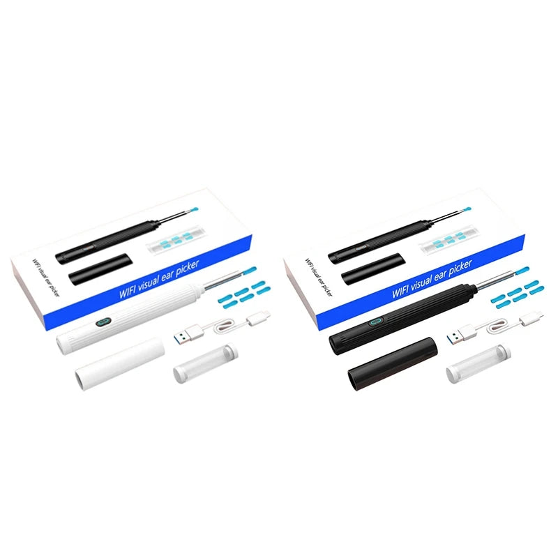 Wireless Visual Ear Picker Otoscope Earwax Removal Tool With Camera Ear Endoscope Set For Kids Ear Cleaning
