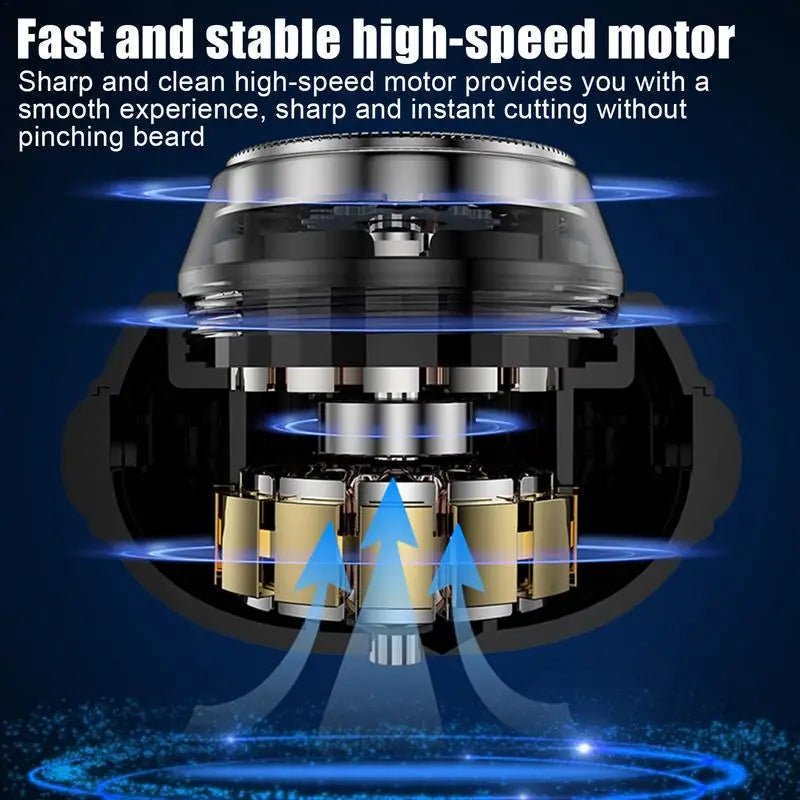 Mini Shavers for Men Portable Razor with LED Digital Display Mini Shaver Portable Electric Shaver USB Rechargeable Waterproof