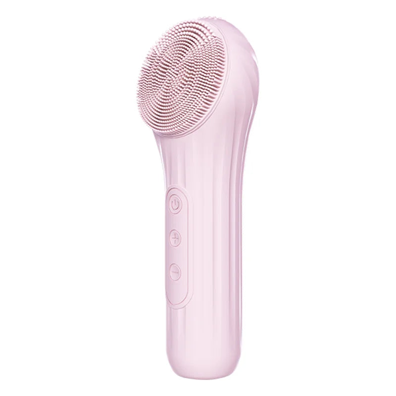 Electric Face Cleaner Sonic Silicond Facial Cleansing Brush Electric Ultrasonic Face Massager Mini Pore Deep Cleaning
