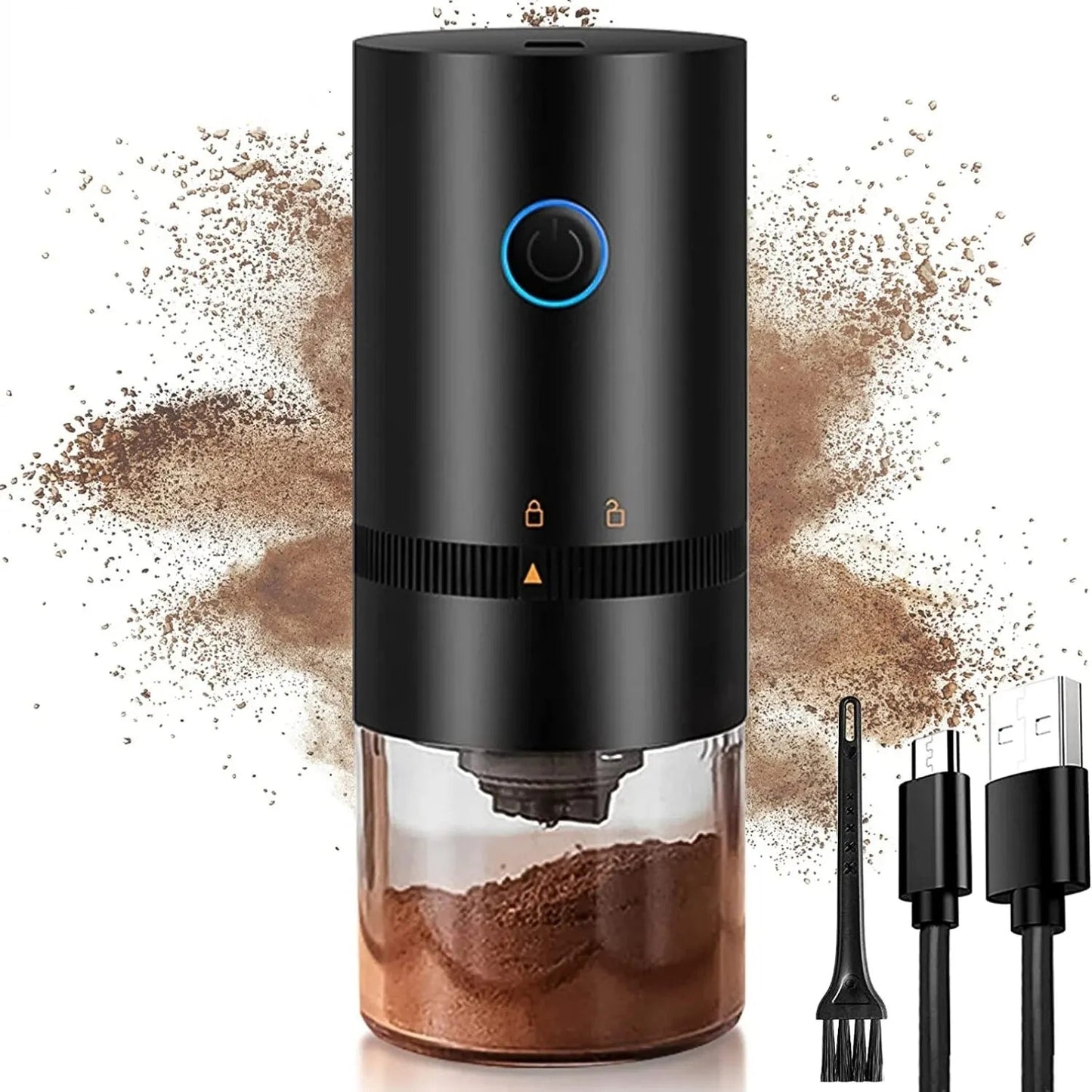 Coffee Grinder USB Charge Professional Ceramic Grinding Core Coffee Beans Mill Grinder Portable Electric