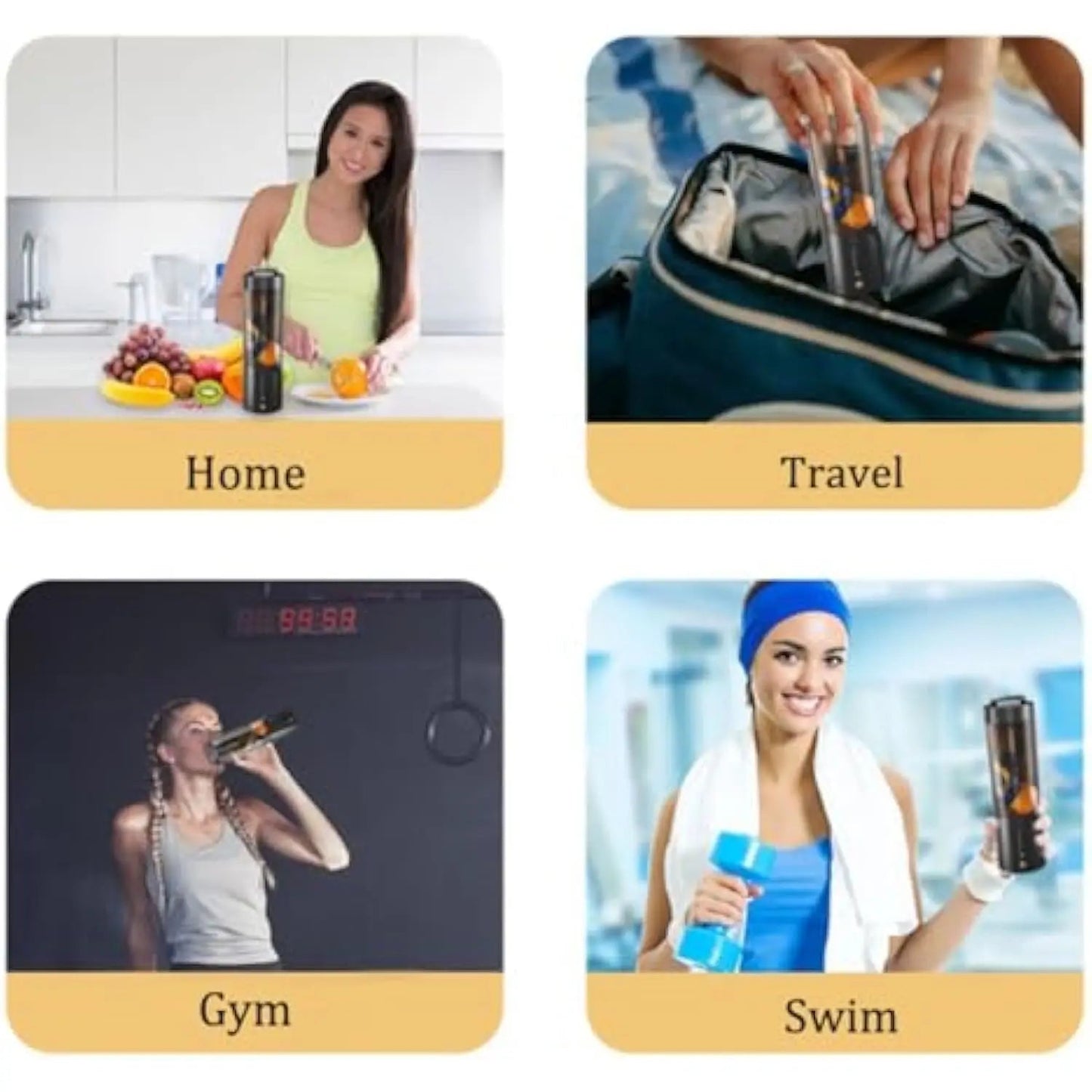 Portable Blender Fresh Juice Mixer Home Electric Wireless Charge Mini Fruit Mixers Juicer Cup Blender Milkshake Juice Maker