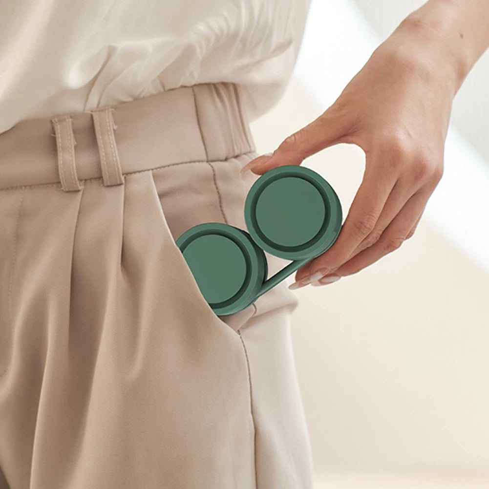 Portable Hanging Neck Fan Outdoor Wearable Air Conditioner Fan Humidifier Bladeless USB Chargeable Sports Cooling Fan