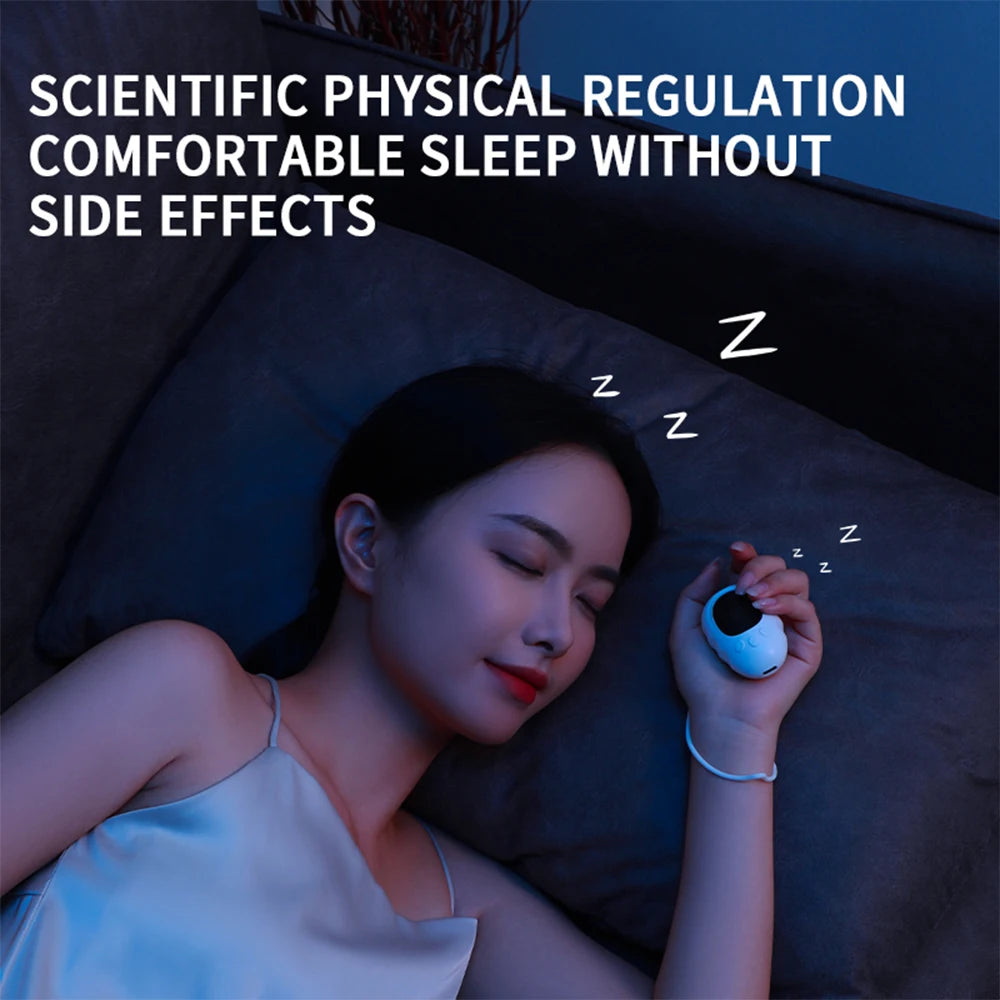 Electric Sleep Aids Device Handheld Microcurrents Tens Electrostimulator Instrument Fall Asleep Anxiety Depression Relief