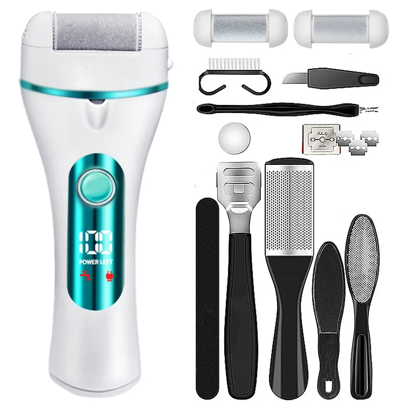 Electric Foot File Callus Remover Machine Pedicure Device Foot Clean Feet For Heel Hard Cracked Dead Skin Foot Grinder Tool