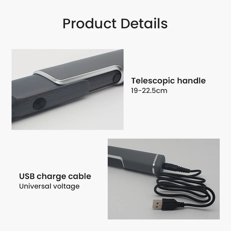 Multi-function Electric Hair Remover 3-12mm Limit Combs LED Light Telescopic Handle Whole Body Hair Clipper Electric Epilator