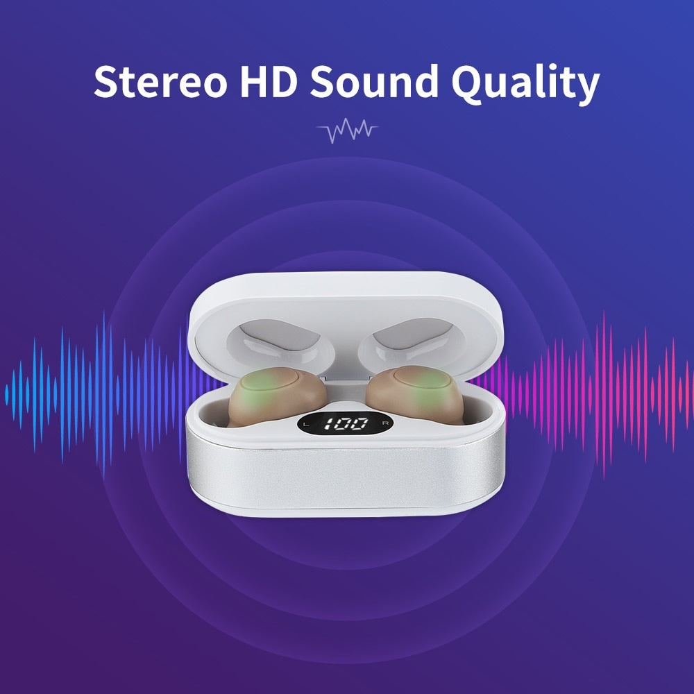 Intelligent New Style Hearing Aid Rechargeable Low-Noise Wide-Frequency One-Click Operation Sound Amplifier Deaf Hearing Aids