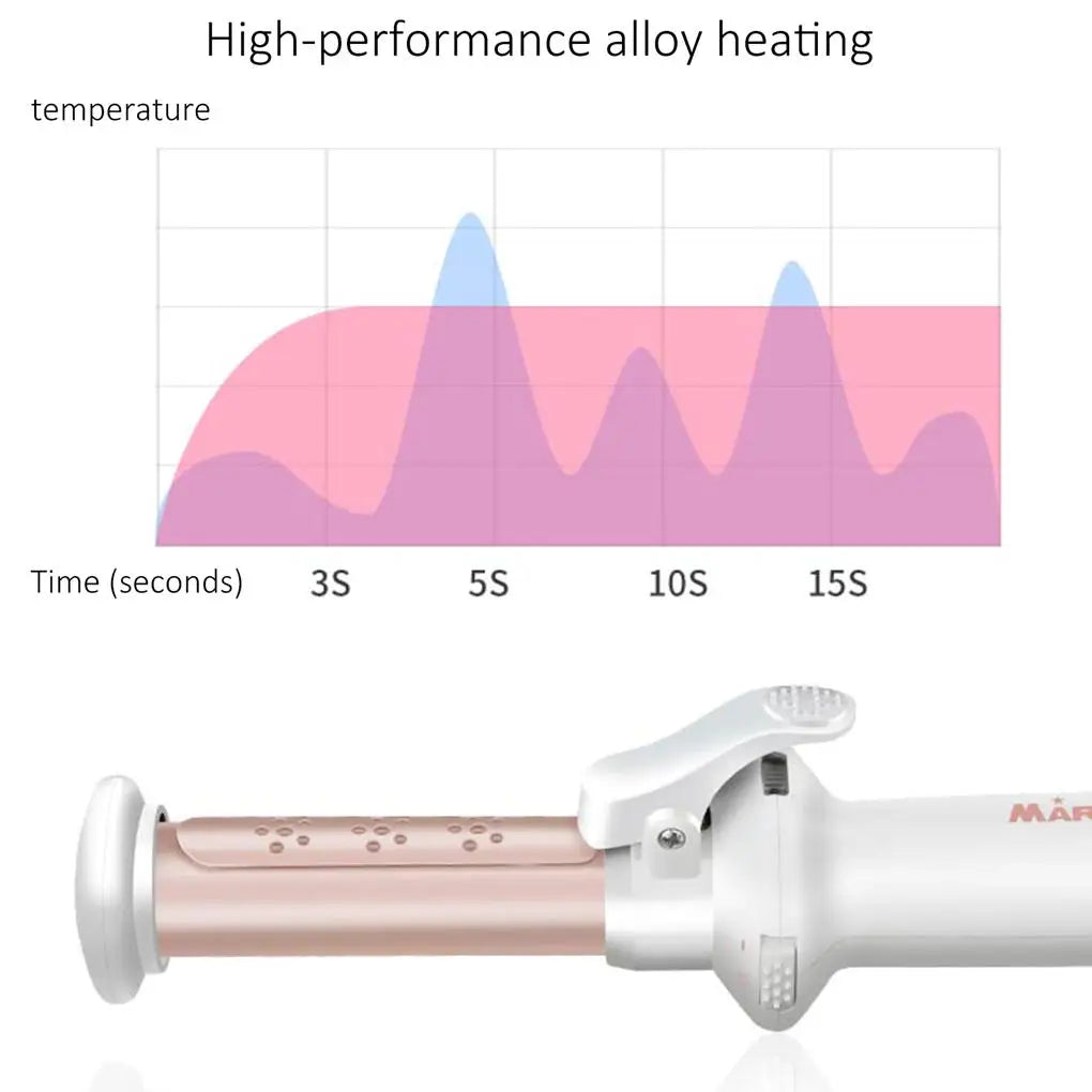 Cordless Curling Hair Quick Automatic Iron Rechargeable Electric Scalding Styling Ceramic Power Bank Woman Fashionable