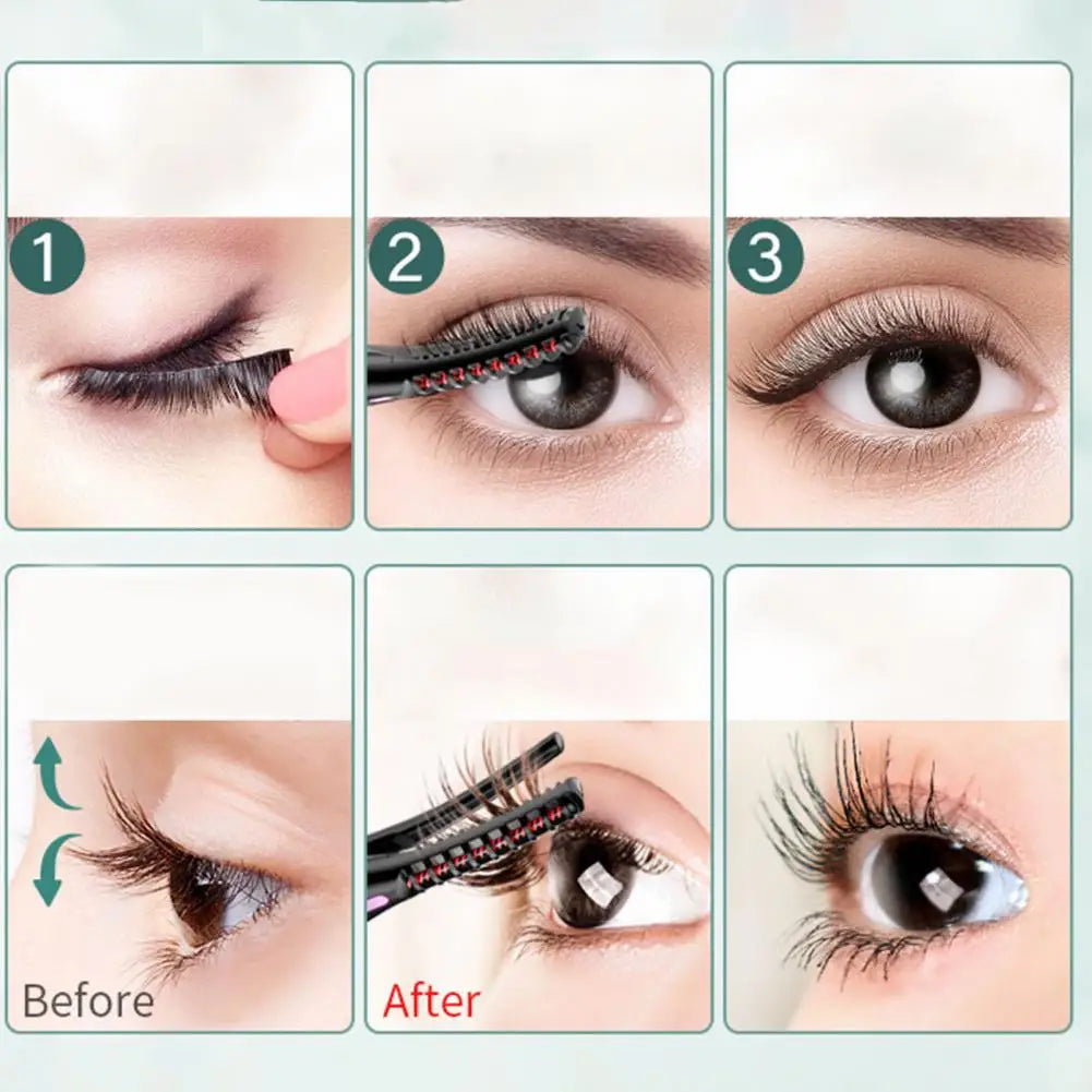 Electric Eyelash Curler Lightweight  Long lasting Fashion Eyelash Tool Fast Heating Natural Eyelash Roller for Gift