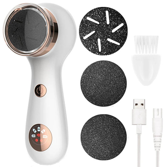 Electric Foot Callus Remover Kit Rechargeable Callous Removers Portable Foot File for Dead Hard Cracked Dry Skin Pedicure Tools