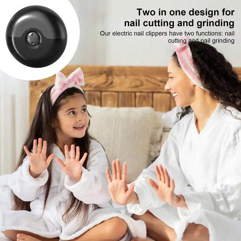 Electric Nail Clipper Fingernail Trimmer Nail Scraps 2 In-1 USB Rechargeable Fingernail Trimmer For teenager Adult Seniors