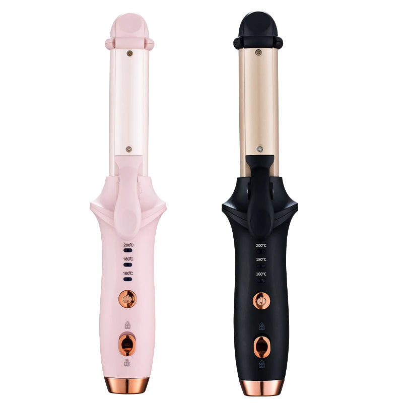 Mini Hair Curling Iron Straightener 2 in 1 Travel Mini Curling Wand for Short Hair,Cordless Hair Straighteners