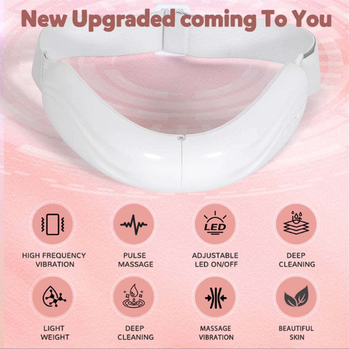 V Face Beauty Instrument 4 Gears and 15 Modes Kneading and Massaging The Skin Suitable for Women's Home Beauty Care