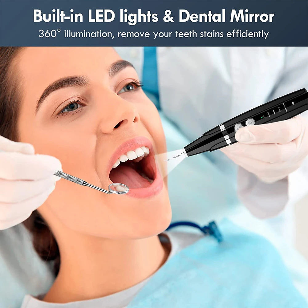 Sonic Teeth Whitening Electric Teeth Cleaning Ultrasonic Scalers For Tooth Plaque Stains Cleaner Dental Calculus Tartar Remover