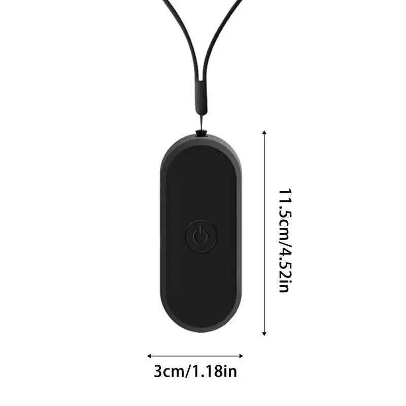 Personal Air Purifier Necklace Negative Ion Generator Necklace No Static Electricity For Car Airplane Office Bedroom And Travel