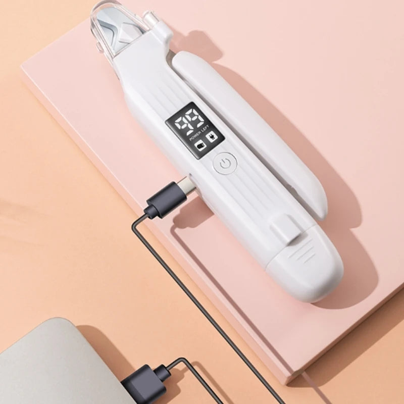 Pet LED Grinder Claw Trimmer for Home Grooming Rechargeable