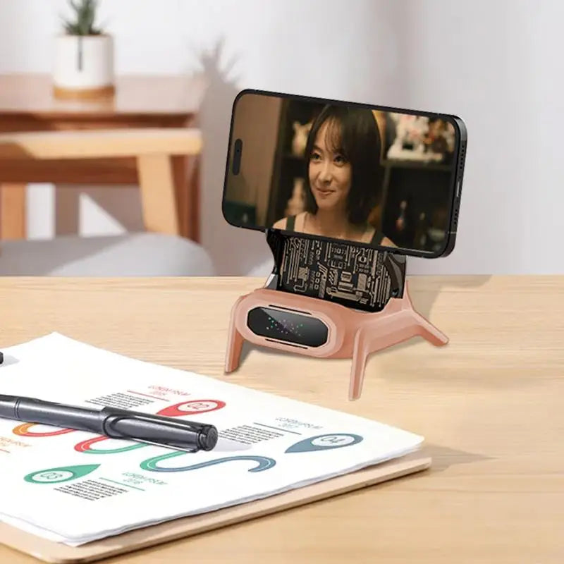 Chair Wireless Phone Charger Cell Phone Charging Station 3 In 1 Wireless Charger Portable Charger With Speaker Function Phone