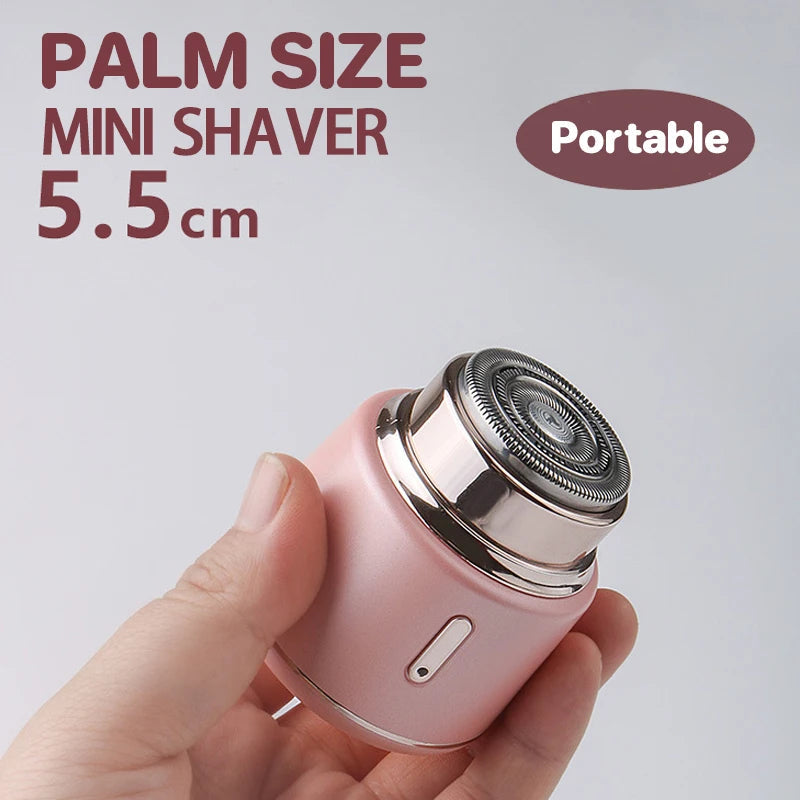 Mini Electric Razor Wet Dry Electric Shavers for Men Women Powerful Men Shaver Used for face Chest Leg Shaving Underarm Removal