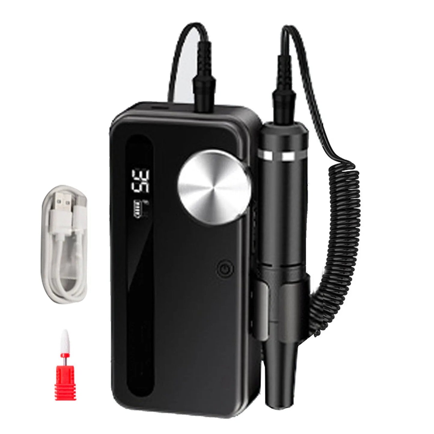 2 In 1 Electric Nail Drill Portable Rechargeable Professional Wireless Electronic Nail File Efile Gradient