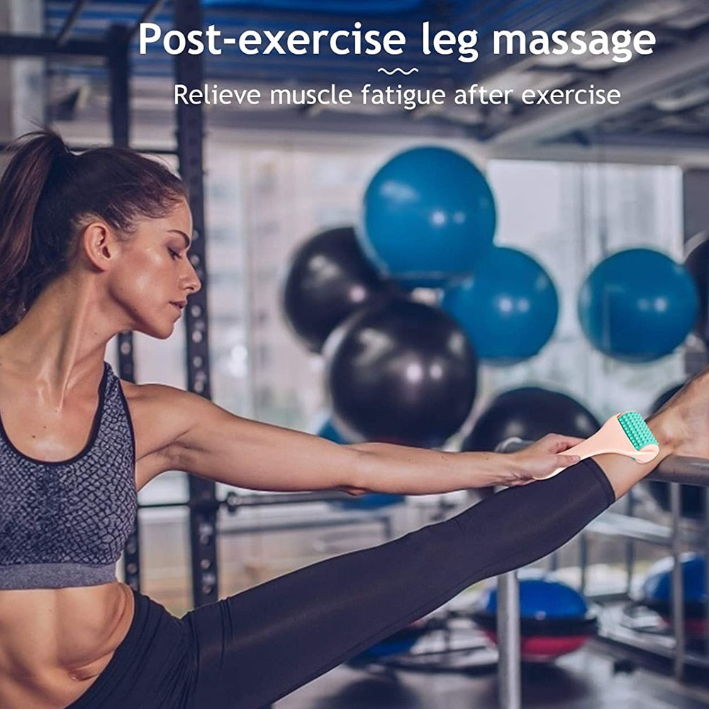 Fascia Release and Cellulite Remover Muscle Massage Roller Fascia Roller for Muscles Relief Body Roller Deep Tissue Massage Tool