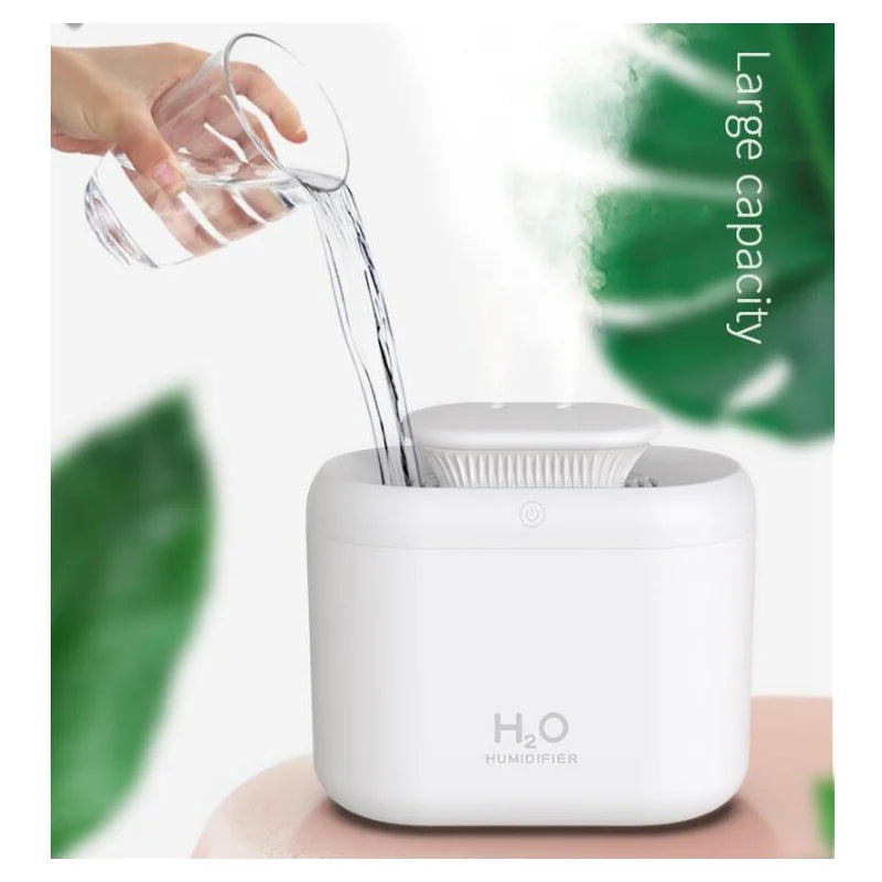 Diffusion Aromatherapy Humidifier Large Capacity 3.3L Double Spray Portable USB Ultrasonic Cold Mist Sprayer