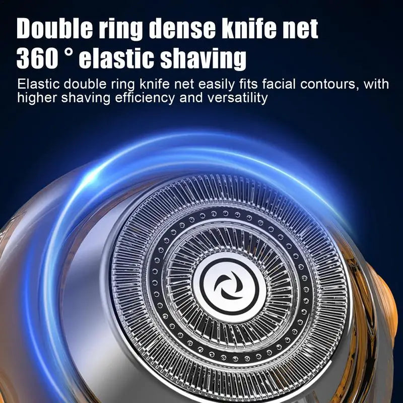 Mini Shavers for Men Portable Razor with LED Digital Display Mini Shaver Portable Electric Shaver USB Rechargeable Waterproof