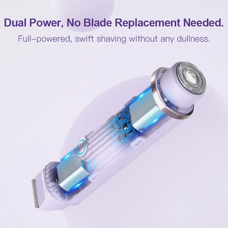 Fashion and Beauty and Personal Care Waterproof Portable Woman Electric Intimate Epilator Sensitive Area Shaver Hair Removal Tool