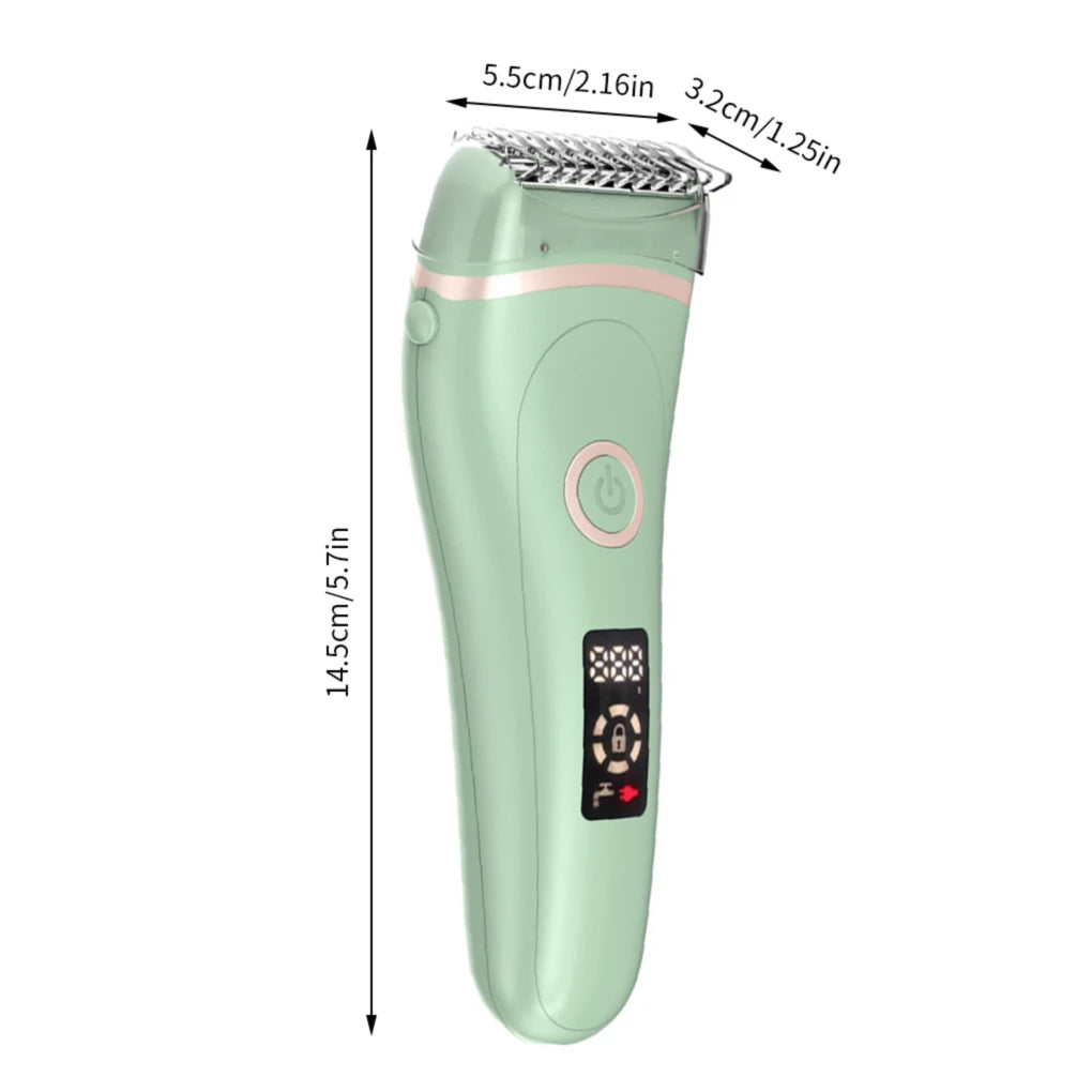 Electric Shaver Women USB Hair Remover Fast Charging Painless Waterproof LED Display Trimmer