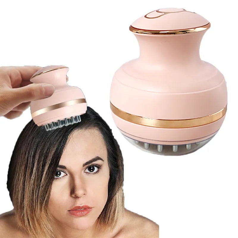 EMS Electric Head Massager Wireless Scalp Massage Promote Hair Growth Kneading Vibration Deep Tissue Relax Body Health Care Tool
