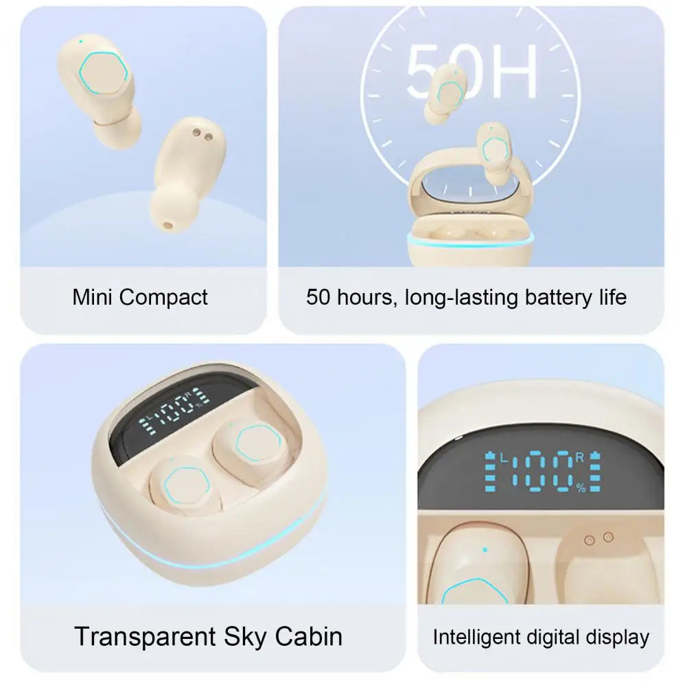 Wireless Headphones  Universal HiFi Sound Waterproof  Bluetooth-compatible 5.3 Wireless Headphones Sports Supply