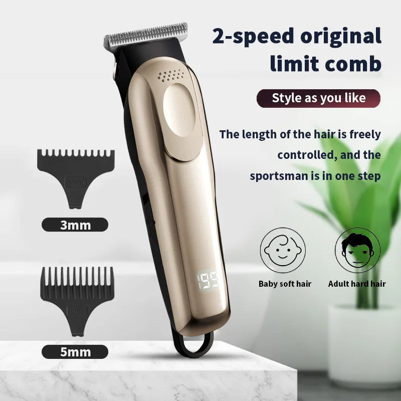 Electric Hair Clipper Haircut Machine Wireless Trimmer Men Professional Clipper Rechargeable Hair Cut Barber