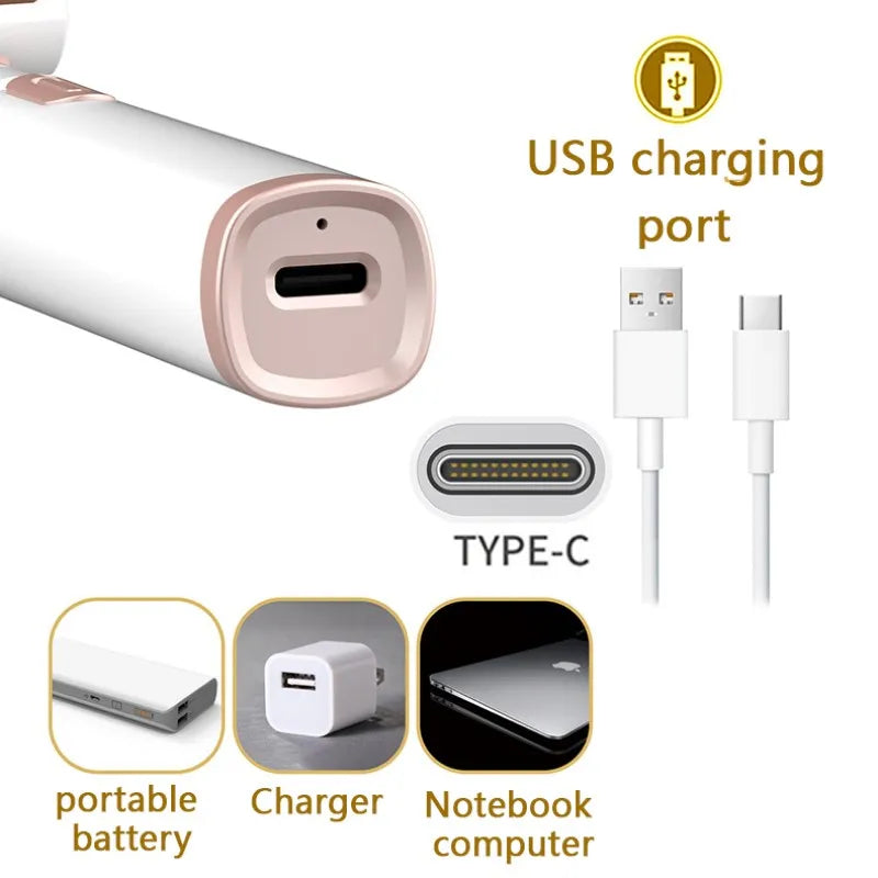 4 in 1 Multifunction Women Hair Removal Electric Shaping Female Shaving Machine Mini Shaver Trimmer Razor for Eyebrow Underarm