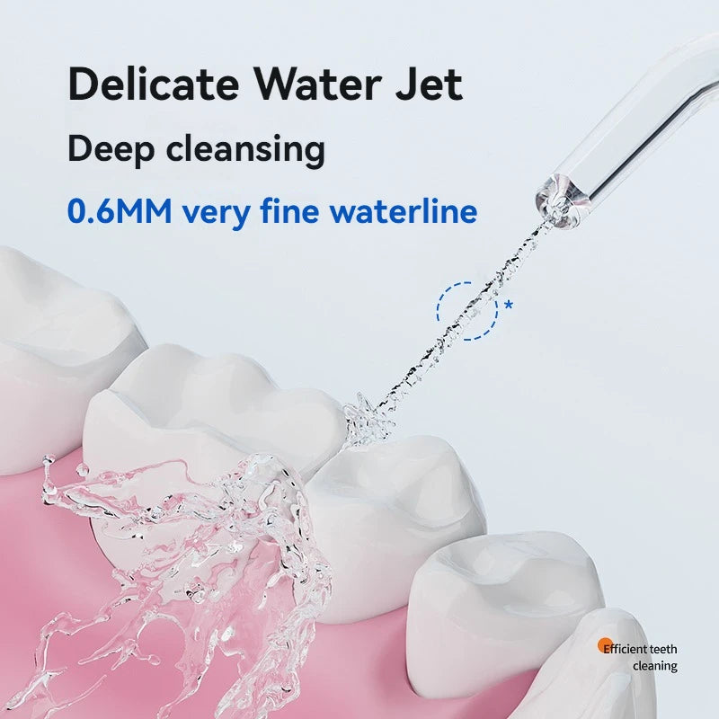 Water Floss Oral Irrigator Rechargeable Portable Dental Water Jet Home Travel Electric Tooth Cleaning Device