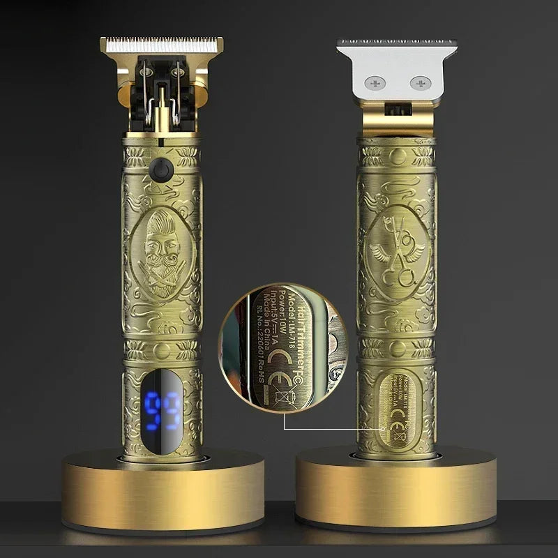 Cordless Hair Clippers with Charging Dock for Barber Rechargeable Electric Hair Trimmer Hair Cutting Tools