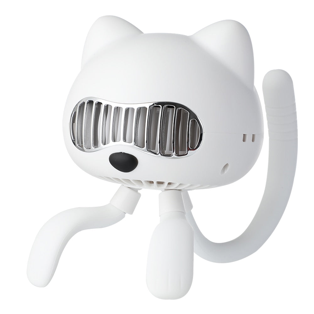 Electric Mini Portable Fan Rechargeable Turbo Desktop Neck Hand Bladeless USB Stroller Fan for Home Camping Travel Car Cooler