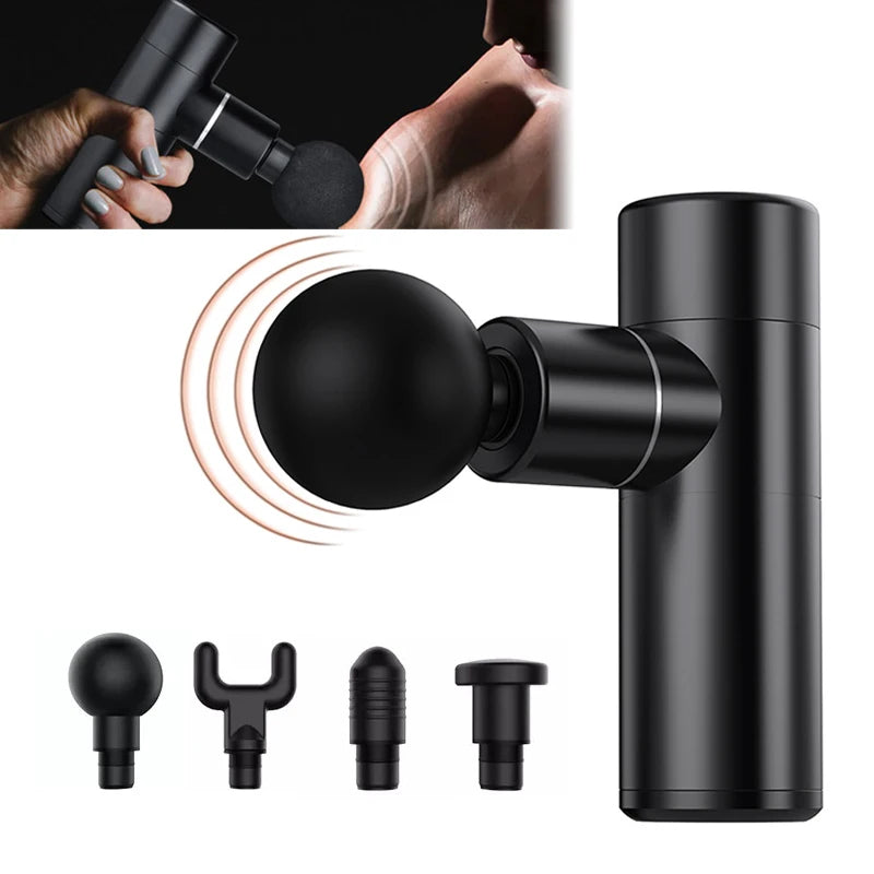 Portable Mini Fascia Gun Neck Back Massager Muscle Massager Silent Fascia Gun To Clear The Meridians And Relieve Pain Home