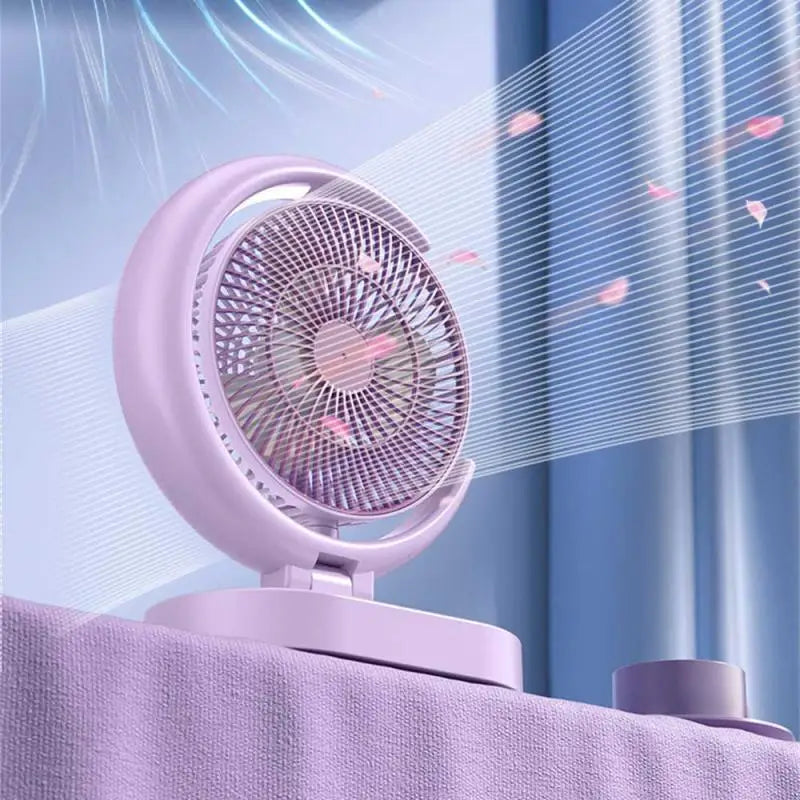 Mini Portable Fan Handheld USB Charging Fan Cooling Electric Fan 3 Speed Adjustment Powerful Dual Motor Outdoor Travel