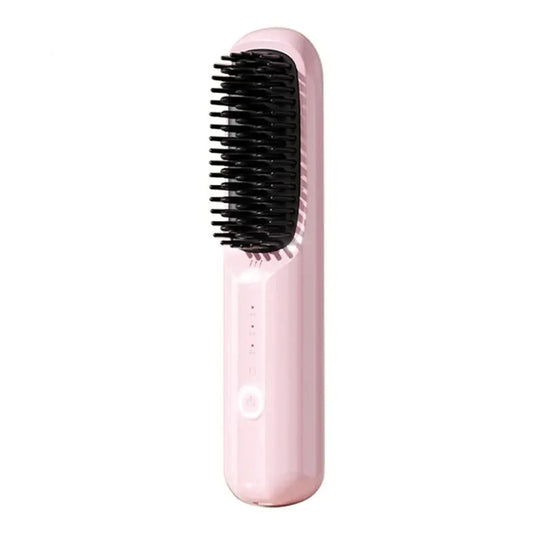 Cordless Straightener Straight Hair Brush Women's Thermal Ion Straightener Travel Adjustable Temperature Ceramic Straightener