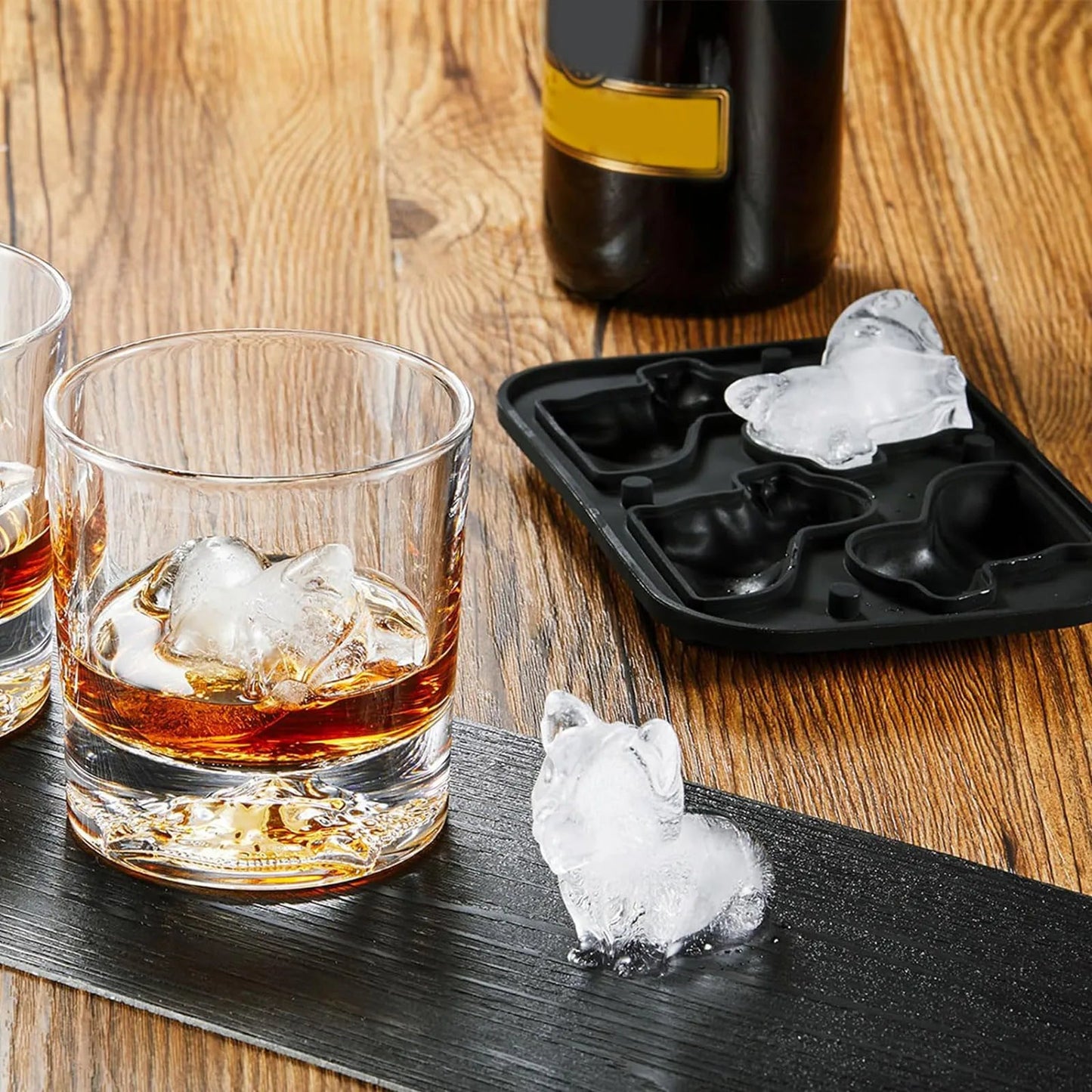 Silicond Ice Cube Whiskey Ice Ice Large Ice Cube Corgi Pet Dog Silicond Ice Cube Holder Cool Wine Bag