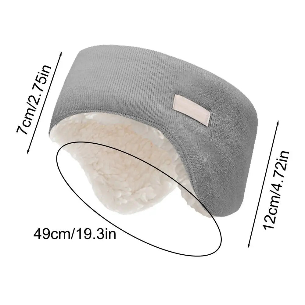 Winter Elastic Fashion Warm Sport Earmuffs for Women Men Unisex Outdoor Skiing Running Riding Windproof Ear Warmer