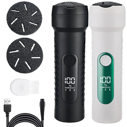 Charged Electric Foot File for Heels Grinding Pedicure Tools Professional Foot Care Tool Dead Hard Skin Callus Remover