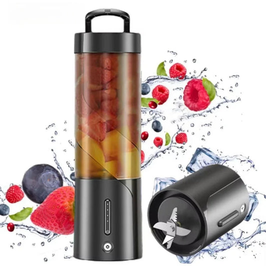 Portable Blender Fresh Juice Mixer Home Electric Wireless Charge Mini Fruit Mixers Juicer Cup Blender Milkshake Juice Maker