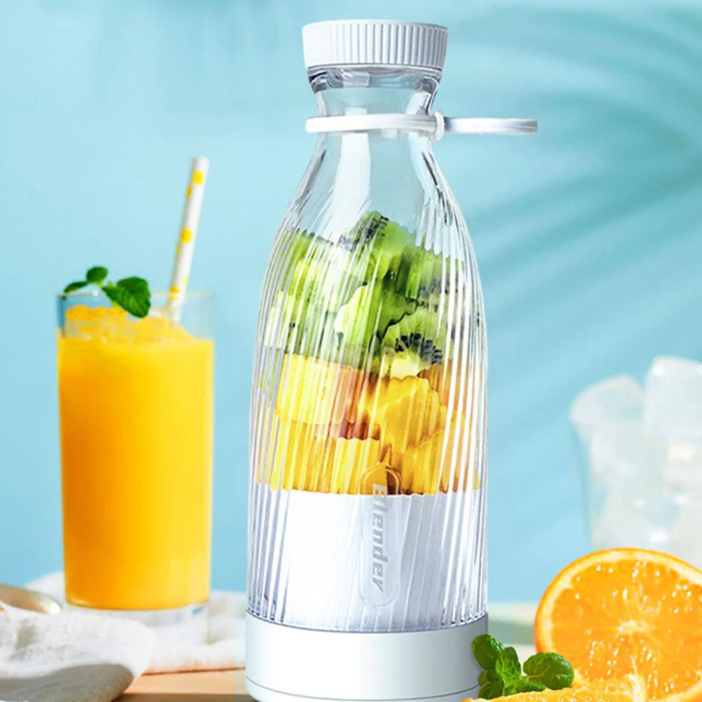 500ml Portable Wireless Blender 6 Blades Electric Fruit Juicer Machine Personal Blender for Juices Shakes Smoothies