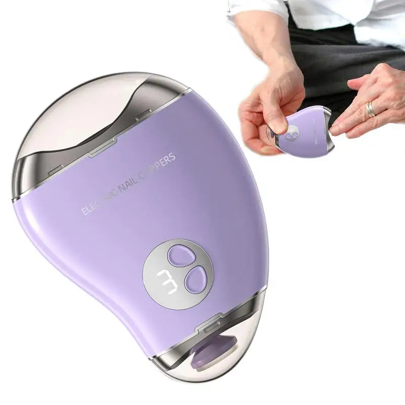 Electric Nail Cutter For Adult Mango Shape Nail Cutter For People Toe Nails Cutter 3 Speed Double Head Trimming Nail Sharpener