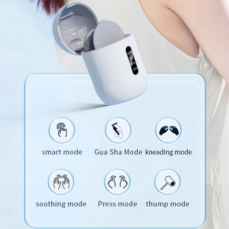 Cervical Massager with Remote Control Portable Pocket Massage Patch Pulse Back Waist and Leg Low-Frequency Impulse Massager