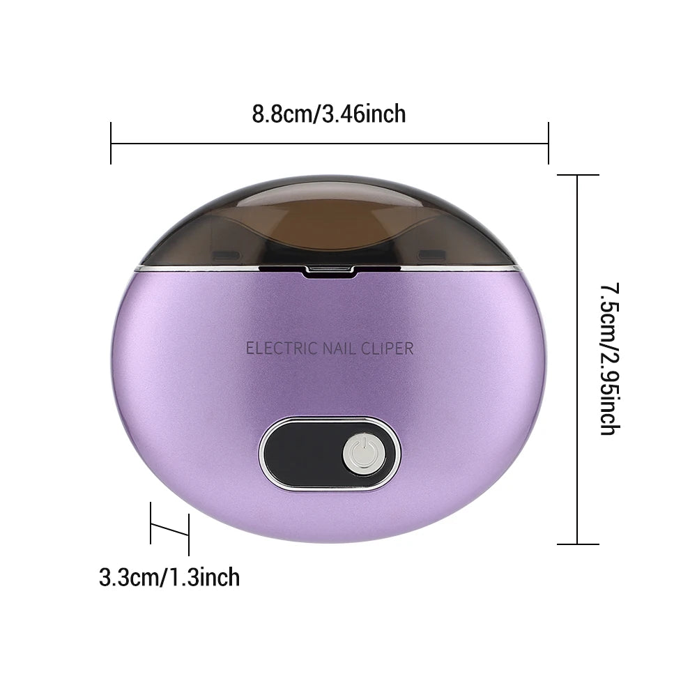 Electric Nail Clipper With Low Noise Intelligent Nail Drill Nail Cutter For Kids and Adult Portable Finger Toe Scissors