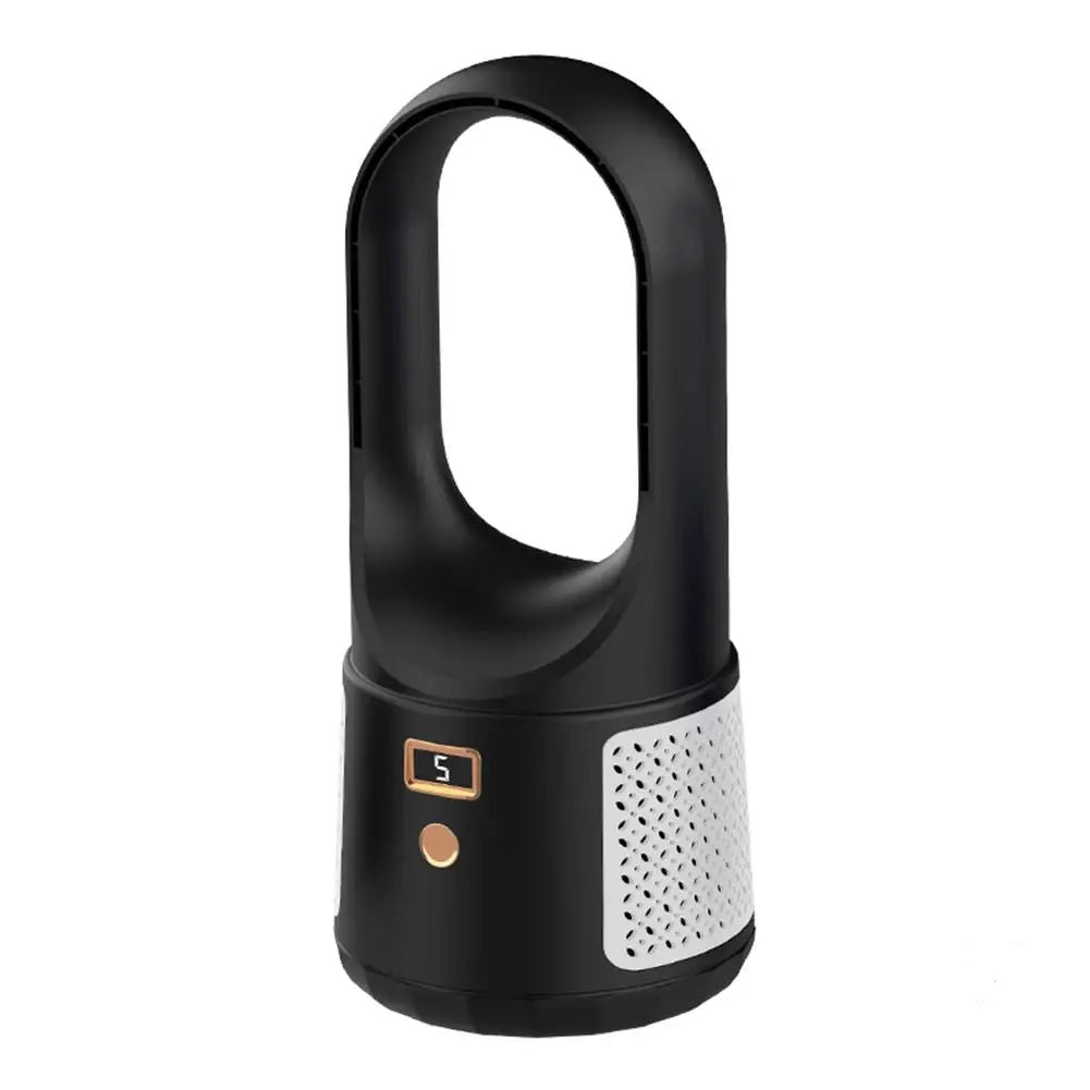 Portable Fan Household Bladeless Electric Fan Rechargeable Standing Fan Cooling Office Camping Mini Silent Circulation Fan